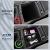 BIBIBO 2024 Toyota Tacoma Center Console Organizer - Tray Insert Glove Pallet Organizer for Tacoma 2024 view 4