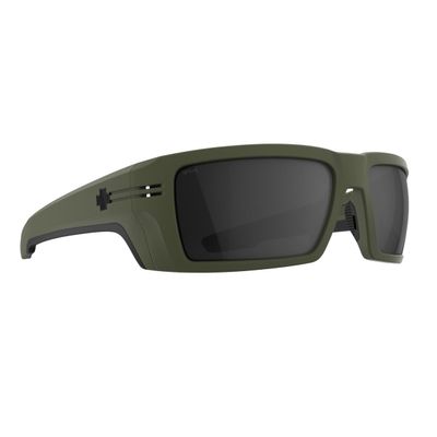 SPY+ - REBAR SE ANSI, Matte Olive, Happy Gray Green, Medium-Large, Sunglasses, Unisex, Adult