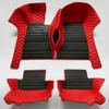 XYMJT Customized car Floor mat, Suitable for Lexus Series 2000-2024, ES GS is LX LS UX CT NX RZ RX RC-F Hybrid Convertible Edition All Weather Leather Non-Slip Car Mat (Black-red) view 1