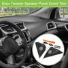 ACROPIX Interior Front Car Door Speaker Window a Pillar Cover Trim Tweeter Speaker Panel Fit for Honda Accord 2018-2022 with Screwdriver and Screws ABS Black - Pack of 2 view 2