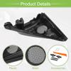 ACROPIX Interior Front Car Door Speaker Window a Pillar Cover Trim Tweeter Speaker Panel Fit for Honda Accord 2018-2022 with Screwdriver and Screws ABS Black - Pack of 2 view 3