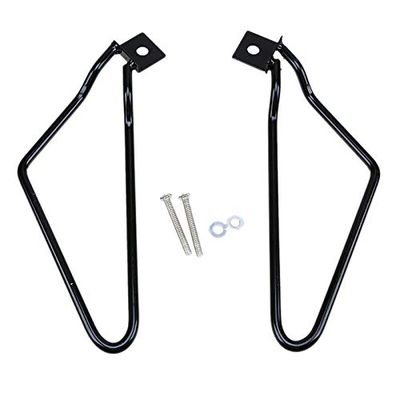 Pasuihcay 2Pcs Motorcycle Black Saddle Bag Support Rod Mounting Bracket for XL 883 1200Travel Bag Bracket