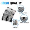 Liyuusi 60X60MM 100PCS Reflector Targets for Total Stations Paste Up Reflector, Survey Target Mark with Black Triangle Reflective Sheet for Total Stations,White view 2