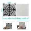 Liyuusi 30X30MM 100PCS Reflector Targets for Total Stations Paste Up Reflector, Survey Target Mark with Black Triangle Reflective Sheet for Total Stations,White view 3
