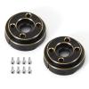 INJORA Brass Steering Knuckles with Counterweight Kit for 1/18 RC Crawler TRX4M Upgrade Parts view 2