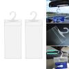 Aurgiarme 10.6"" X 5"" Handicap Parking Placard Holder Transparent PVC Disabled Parking Permit Placard Protectors Protector Bag Handicap Parking Placard Holder Transparent for Car with Large Hook view 2
