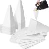 Humyoun 50 Pack Disposable Oil Funnel 8 oz Paper Oil Funnel for Motor Engine for Automotive Oils and Other Liquids view 1