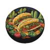 Tacos Spare Tire Cover Dust-Proof Weatherproof Wheel Covers Universal Tire Protectors Personalized Camper Tire Covers for Travel Trailer SUV Truck Travel Accessories view 3