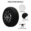 Tacos Spare Tire Cover Dust-Proof Weatherproof Wheel Covers Universal Tire Protectors Personalized Camper Tire Covers for Travel Trailer SUV Truck Travel Accessories view 4