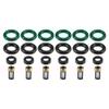 Partuto Fuel Injector Seal O Ring - Car O-Ring Rebuild Repair Kit - for Honda Accord 2008-2017 NBR Rubber Black - 6 Sets view 1