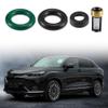 Partuto Fuel Injector Seal O Ring - Car O-Ring Rebuild Repair Kit - for Honda Accord 2008-2017 NBR Rubber Black - 6 Sets view 2
