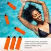 TecUnite Floating Neoprene Boat Keychain with Safety Lanyard 3 Pack Bright Color Floating Key Chain Large Foam Key Float for Fishing Water Sports Surfing(5.5 Inch,Orange) view 4