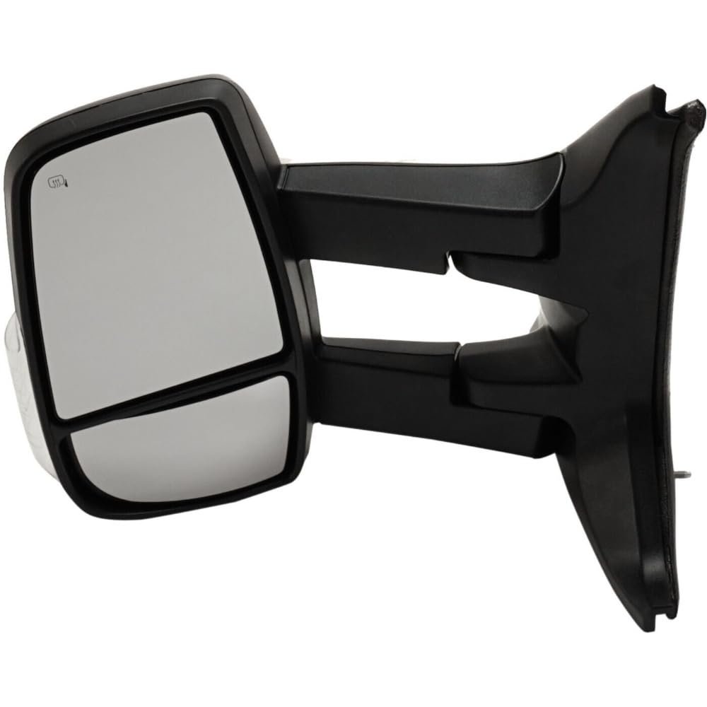 DUST GLOW Mirrors Driver Left Side Heated Left Hand Fits Ford Transit- 150/350 Base/XL/XLT 2015-2017|Ford Transit- 250 Base 2015-2017 & PTV 2016-2017|Ford Transit- 350 HD Base/XL/XLT 2015-2017