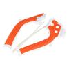 JevLoN X-Grip Frame Guard Protection Cover Compatible with SXF EXC EXC-F Compatible with TE FE FC SX SXF EXC EXC-F 125-450 Dirt MX Motorcycles (Color : Orange White) view 3