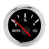 QANYEGN 2in Pointer Water Liquid Level Gauge, RV Truck Water Tank Gauge, Universal Liquid Level Measurement for Marine Boat (Silver Black) view 1