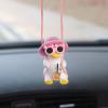 Swing Duck Car Hanging Decor Car Decoration Pendant Auto Rearview Hanging Ornament Duck Car Accessory Wall Hanging Decoration view 4