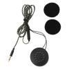 Motorcycle Helmet Headset, Helmet Speakers with 3.5mm Jack, Universal Wired Headphones for Racing & Sports Helmets, Motorcycle Audio System, Bike Helmet Earphone, Black view 1