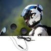 Motorcycle Helmet Headset, Helmet Speakers with 3.5mm Jack, Universal Wired Headphones for Racing & Sports Helmets, Motorcycle Audio System, Bike Helmet Earphone, Black view 2