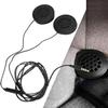 Motorcycle Helmet Headset, Helmet Speakers with 3.5mm Jack, Universal Wired Headphones for Racing & Sports Helmets, Motorcycle Audio System, Bike Helmet Earphone, Black view 3