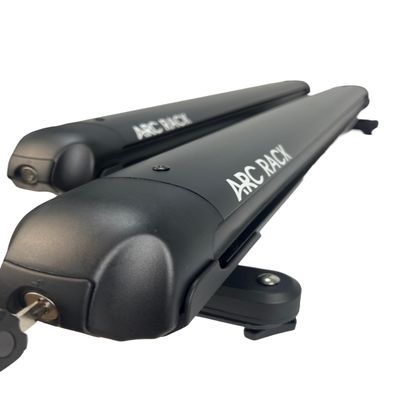 Arc Rack 36" (Black) Low Profile Ski Rack for Car Roof & Snowboard Roof Rack Accommodates 6 Skis/4 Snow Boards, Fits Most Cross Bars. Ski Rack is Constructed Aluminum and Rubber.