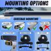 Arc Rack 36" (Black) Low Profile Ski Rack for Car Roof & Snowboard Roof Rack Accommodates 6 Skis/4 Snow Boards, Fits Most Cross Bars. Ski Rack is Constructed Aluminum and Rubber. view 3