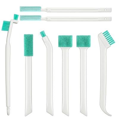 Gjinxi 8Pcs Small Cleaning Brushes for Household, Detailed Cleaning Tool, Crevice Cleaning Tool Set, Detail Tiny Scrub Cleaner Brush for Window Groove Bottle Toilet Keyboard Car Small Space Gap Corner