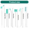 Gjinxi 8Pcs Small Cleaning Brushes for Household, Detailed Cleaning Tool, Crevice Cleaning Tool Set, Detail Tiny Scrub Cleaner Brush for Window Groove Bottle Toilet Keyboard Car Small Space Gap Corner view 2