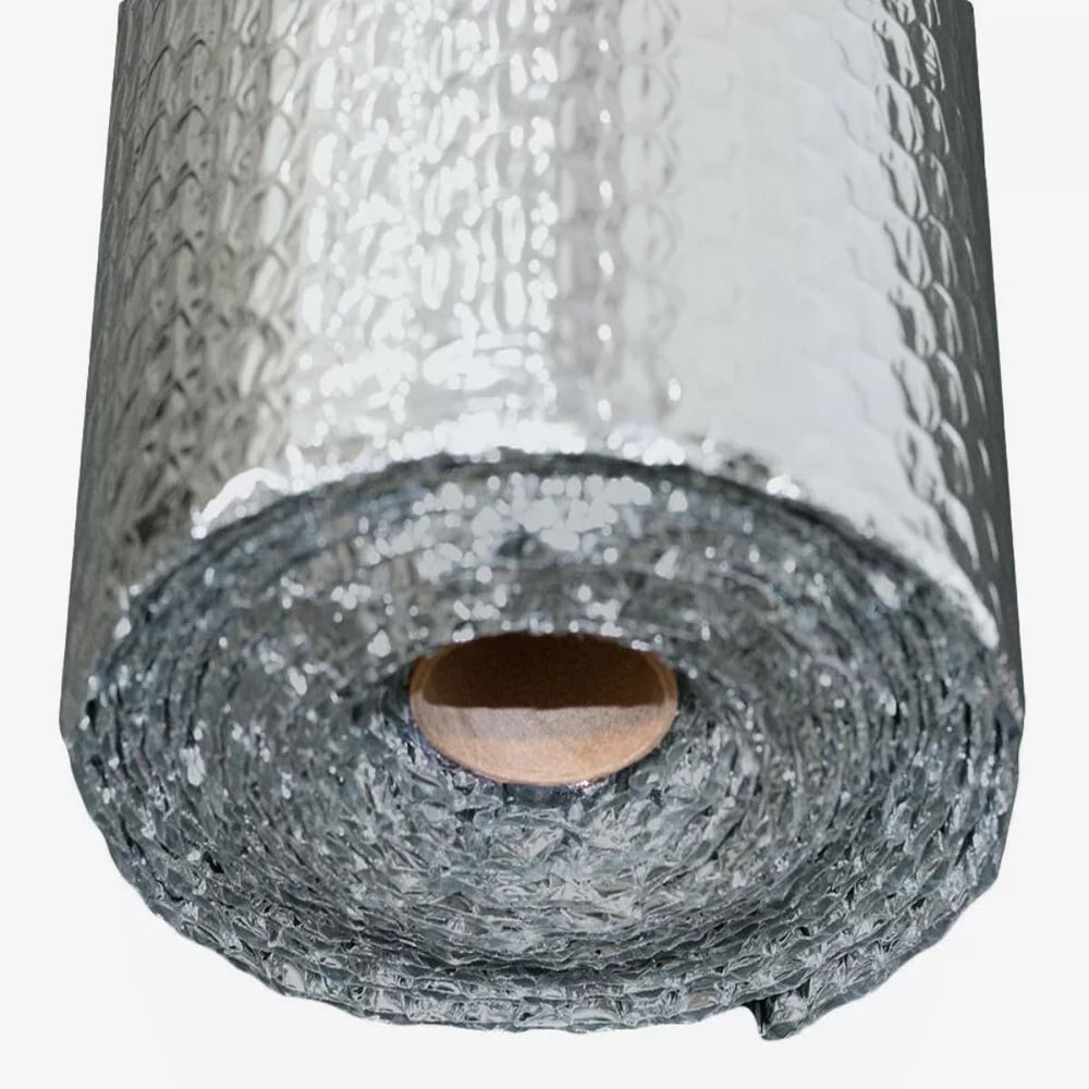 Trade Winds REFLECTIX Continuous Double Bubble Reflective Foil Insulation Roll 12"" X 25' R8, Silver