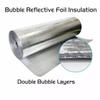 Trade Winds REFLECTIX Continuous Double Bubble Reflective Foil Insulation Roll 12"" X 25' R8, Silver view 2