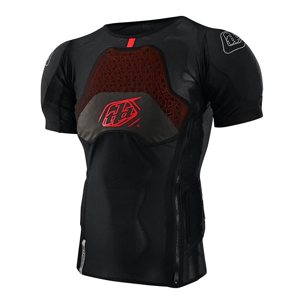 Troy Lee Designs Stage Ghost D30 Short Sleeve Baselayer, Solid Black, Large