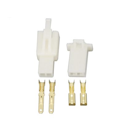 DLAHPJPT 5/10 Sets 2 Pin 2.8mm Wire Harness Motorcycle Sensor Connector Automotive Cable Socket 6030-2991 6040-2111 DJ7021A-2.8-11/21 (Size : 5 Sets)