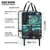 ZENWAWA Car Seat Back Kick Mats Van Gogh Paris Night Print, Seatback Protector with Pockets for Tablet Bottle Tissue Book, Auto Storage Organizers 25x18 IN 2 Pack view 3