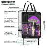 ZENWAWA Car Seat Back Kick Mats Surreal Mushrooms Print, Seatback Protector with Pockets for Tablet Bottle Tissue Book, Auto Storage Organizers 25x18 IN 1 Pack view 3