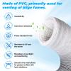 3 Inch Boat Blower Hose 10 Feet for Boat Vent Bilge Blower Exhaust Fan HVAC Ventilation, Flexible Marine Blower Hose for Boat Bilge Blower Fan Ducting Hoses, White SHI 40030031 view 3