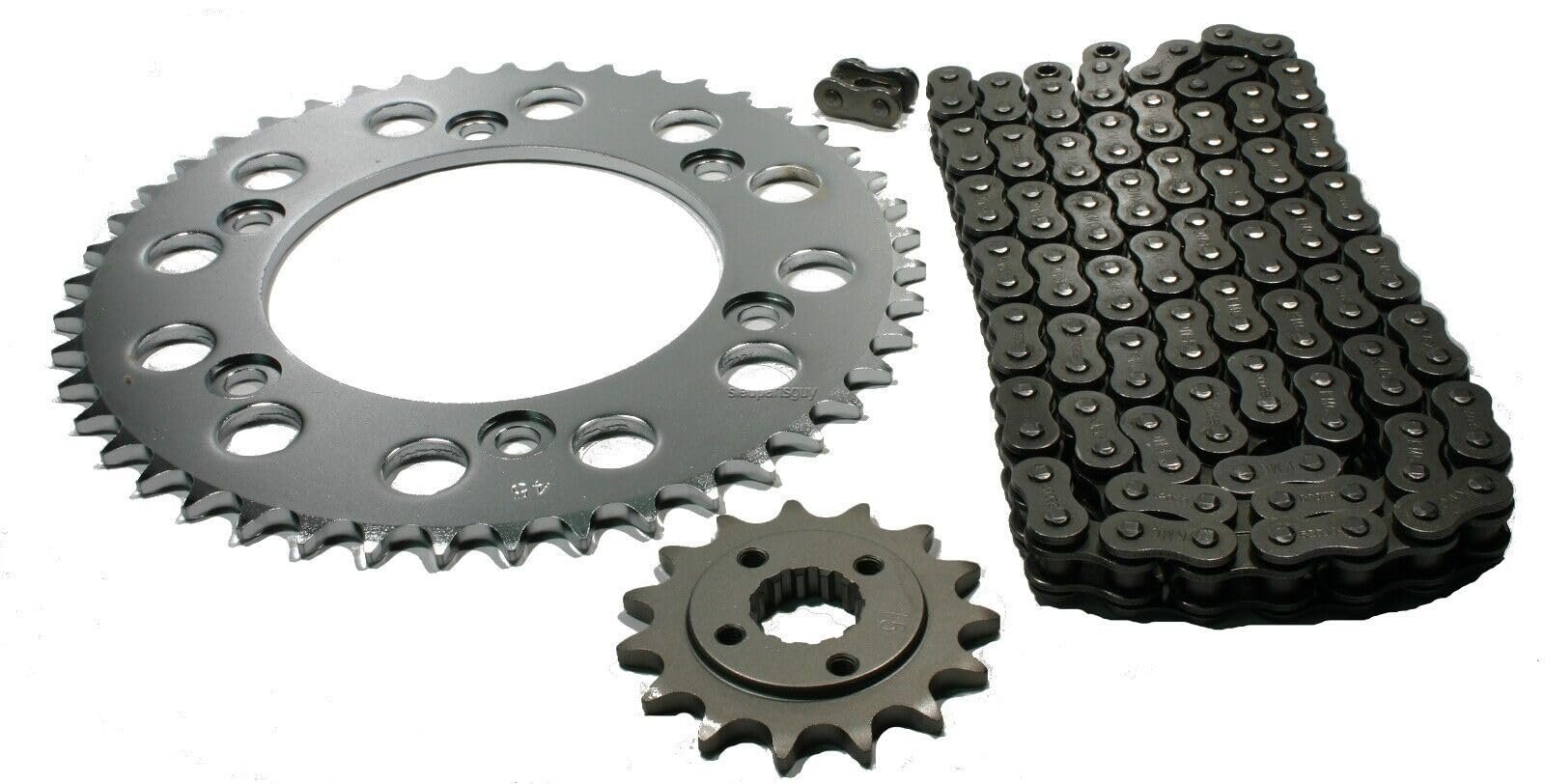 Motorcycle & Scooter Replacement Parts & Accessories For Honda XR650L, 1999 2000 2001 2002 2003, O-Ring Chain & Sprocket Set - XR 650L Index-TRF965-6530