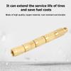 Mandark Car Tire Deflator Tool, 4 in 1 Brass Vehicle Air Pressure Deflation Valve Kit, Portable Automotive Tyre Relief Bleeder Set with Valve Caps Keychain, Universal for Offroad Vehicle view 4