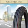 MZBZYU 3.00-21 Street Tire 3.00 21 Dirt Bike Tube Type Tires for Scooter - 8 P.R. Maximum Load: 230kg view 2