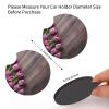 DXTKWL Car Coasters for Cup Holders, Purple Tulip Wooden Texture Absorbent Neoprene Coaster 2 Pack, Drink Coaster Car Accessories for Women Men, Automotive Interior Gifts view 2