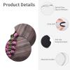 DXTKWL Car Coasters for Cup Holders, Purple Tulip Wooden Texture Absorbent Neoprene Coaster 2 Pack, Drink Coaster Car Accessories for Women Men, Automotive Interior Gifts view 3