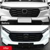 CTH for Honda CR-V CRV 2023 2024 2025 2026 Front Hood Edge Center Grille Upper Decorative Stripe Cover Car Accessories 3pcs (Carbon Fiber Black) view 2