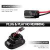 MotorCart Basics SAARMAT 2pcs Canbus Led Side Marker Turn Signal Lights Housing For Toyota Carina Corolla Paseo Prius Yaris Verso Camry RX 300/330/350/400h MCU3/GSU3/MHU3,Only Housing Black-2pcs view 4