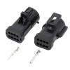 DWFSKZKV 8 Pin Automotive Waterproof Connectors Black Connector with Terminal Plug DJ7087A-1.5-11/21 8P (Color : 5 Sets Female) view 4