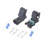 DWFSKZKV 10 Sets 2 Pin 2.5mm Waterproof Electrical Connector Male Female Plug Motorcycle Injector Socket 12010973 12015792 DJ3021Y-2.5 view 2