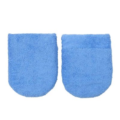 SSIMOO 2pcs/6pcs Soft Microfiber Car Wax Applicator Mitts Polishing Sponge Wax Foam Applicator Pad Compatible with Car Cleaning Auto Detailing(Blue 2Pcs)