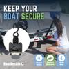 BoatBuckle Stainless Steel Retractable Transom Tie Down Strap Bolt On Retractable Ratchet Strap for Boat Trailer, Replaceable Boat Buckle for F14256, for Saltwater Environments, 2x43 Inch, 1-Count view 3
