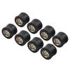 Liru 8Pcs 10mm Motorbike Rear Shock Absorber Bushing Cushion Ring Rubber Black For Universal Motorcycles for HONDA for Yamaha for Harley view 3