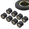 Liru 8Pcs 10mm Motorbike Rear Shock Absorber Bushing Cushion Ring Rubber Black For Universal Motorcycles for HONDA for Yamaha for Harley view 4
