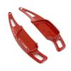GZYF ABS Shifter Paddle Shift Extension Cover Carbon Fiber Red for Toyota for RAV4 Camry for Corolla Mark X Zelas Reiz Levin Yaris Vios view 4