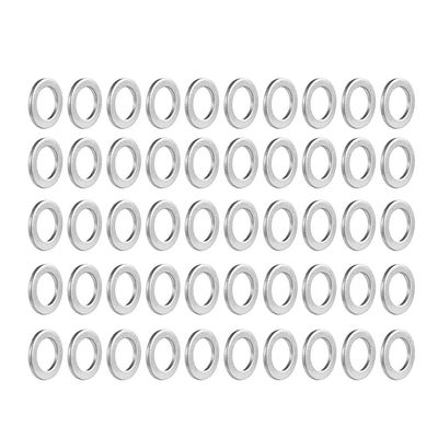 GZYF Oil Drain Gasket Plug Washer Transmission Case Sealing Ring 50Pcs for Lexus ES250 ES300 ES300h ES330 ES350 GS200T Aluminum Sliver