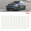 GZYF Oil Drain Gasket Plug Washer Transmission Case Sealing Ring 50Pcs for Lexus ES250 ES300 ES300h ES330 ES350 GS200T Aluminum Sliver view 2